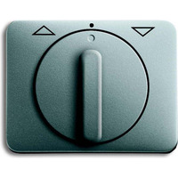 Busch-Jaeger Zentralscheibe Jalousie mit Drehgriff 1740 DR-266, Abdeckung titan, Retail