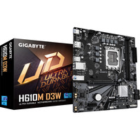 GIGABYTE H610M D3W, Mainboard schwarz/grau