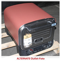 Ninja Woodfire, elektrischer Outdoor-Ofen, Pizzaofen und Smoker OO101EU braun/silber, 2.400 Watt, für Pizzen bis ca. Ø 30cm