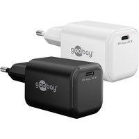goobay USB-C PD GaN Schnelladegerät Nano 65 W weiß