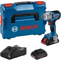 Bosch Akku-Schlagschrauber GDS 18V-450 HC Professional, 18Volt blau/schwarz, 2x Li-Ionen Akku 5,0Ah, in L-BOXX