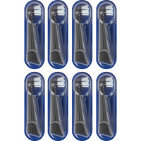 Braun Oral-B iO Sanfte Reinigung 8er, Aufsteckbürste schwarz, Für empfindliche Bereiche und gesünderes Zahnfleisch