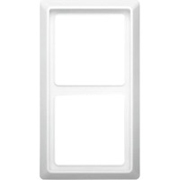 Busch-Jaeger Rahmen zwei-fach Unterputzmontage Allwetter 44 Schutzart IP44 glänzend Kunststoff weiß (glänzend), Retail