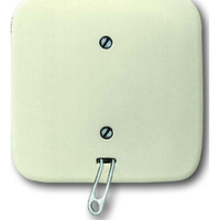 Busch-Jaeger Zugschalter mit Zugschnur und Wechselschaltung 2610/6 UJ-212 weiß, Retail