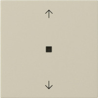 Gira Wippe einfach mit Pfeilsymbolen und Kontrollfenster weiß, Retail