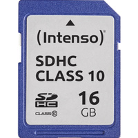Intenso Secure Digital SDHC Card 16 GB, Speicherkarte Class 10