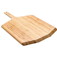 Ooni 14" Bambus Pizzaheber, Grillbesteck holz, für Pizzen bis ca. Ø 36cm