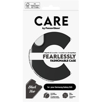 PanzerGlass Fearlessly Fashionable Case, Handyhülle schwarz, Samsung Galaxy S25, QI-kompatibel