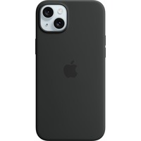 Apple Silikon Case mit MagSafe, Handyhülle schwarz, iPhone 15 Plus