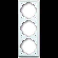 Busch-Jaeger Rahmen dreifach, Kunststoff, Thermoplast, glänzend, Unterputzmontage, IP20, 81x223x6 mm Retail