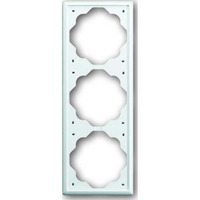 Busch-Jaeger Rahmen dreifach, Kunststoff, Thermoplast, glänzend, Unterputzmontage, IP20, 81x223x6 mm Retail
