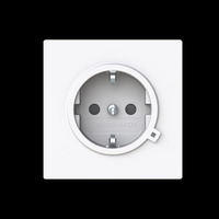 Busch-Jaeger Schutzkontaktsteckdose Schutzkontakt Safety Plus Steckdose weiß, Retail