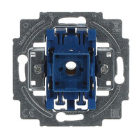 Busch-Jaeger Wechseltaster Einsatz einpolig Wechsler Typ 2020 US-206 Unterputz mit Steckklemme blau, Retail