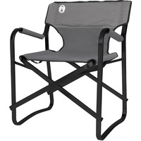 Coleman Steel Deck Chair 2000038340, Camping-Stuhl grau/schwarz