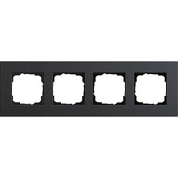 Gira Abdeckrahmen vierfach anthrazit, Retail