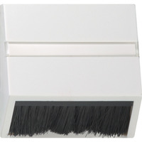 Gira Zentralplatte mit Abdeckhaube und Adapterrahmen für Geräte mit Abdeckung weiß (glänzend), Retail