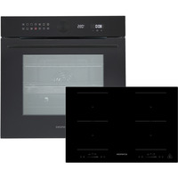 Respekta ASET9008800i, Backofen-Set schwarz