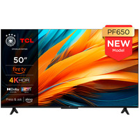 TCL 50PF650, LED-Fernseher 126 cm (50 Zoll), schwarz, UltraHD/4K, Triple Tuner, FireTV OS 7