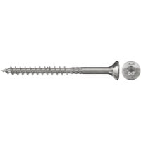 fischer Spanplattenschraube PowerFast 4,0x40 Senkkopf TX 200 Stück, mit Teilgewinde, Edelstahl A2