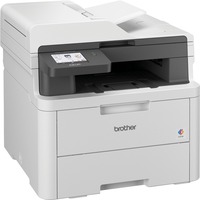 Brother DCP-L3555CDW, Multifunktionsdrucker grau, USB, LAN, WLAN, Scan, Kopie