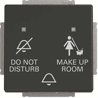 Busch-Jaeger Klingeltaster Einschalteinheit Do Not Disturb Make Up Room anthrazit, Retail