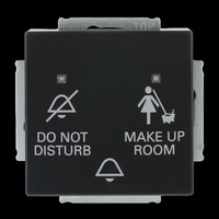 Busch-Jaeger Klingeltaster Einschalteinheit Do Not Disturb Make Up Room anthrazit, Retail