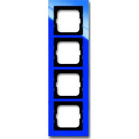 Busch-Jaeger Rahmen 4-fach blau, Retail