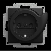 Busch-Jaeger Servicesteckdose Steckdose CEE 7/3 Typ F schwarz, Retail