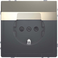 Merten Schutzkontaktsteckdose mit Klappdeckel Retail