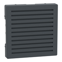 Merten Zentralplatte für Signalgeber aus Thermoplast matt anthrazit, Retail