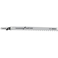 Bosch Professional PRO Stichsägeblatt Multi Material thick and thin T345XF, 132mm schwarz, 25 Stück