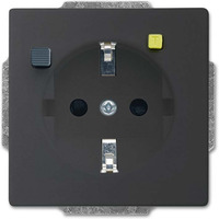 Busch-Jaeger Fehlerstromschutzschalter Einsatz, Steckdose anthrazit, Retail