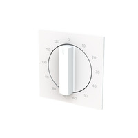 Busch-Jaeger Zentralscheibe mit Aufdruck, Abdeckung weiß, Retail