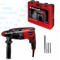 EINHELL Bohrhammer TC-RH 620 4F Kit schwarz/rot, 620 Watt, E-Box Basic, inkl. Bohrer und Meißel