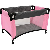 VEDES Puppenreisebett Rosy für Puppen bis 43 cm, Puppenzubehör 