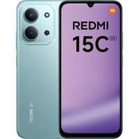 Xiaomi Redmi 15C 5G 128GB, Handy Mint Green, Hyper OS, 4 GB
