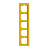 Busch-Jaeger Rahmen 5-fach gelb, Retail