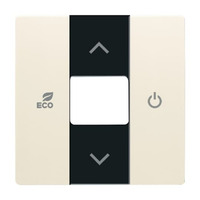 Busch-Jaeger Zentralscheibe RTR, Rahmen weiß, Retail