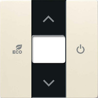 Busch-Jaeger Zentralscheibe RTR, Rahmen weiß, Retail