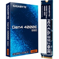 GIGABYTE Gen4 4000E SSD  500 GB PCIe 4.0 x4, NVMe 1.4, M.2 2280