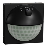 Merten Präsenzmelder schwarz matt mit 180 Grad Erfassungswinkel, Typ MEG5711-0403, Bewegungsmelder schwarz (matt), Retail