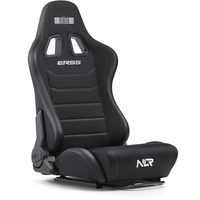 Next Level Racing ERS5 Elite Liegesitz, Rennschalensitz schwarz/weiß, Fabric & Mesh Edition