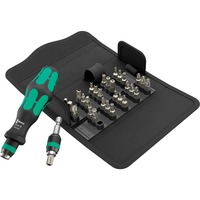 Wera Kraftform Kompakt 71 Security, 32‑teilig, Steckschlüssel schwarz/grün, 1/4", inkl. Steckgriff