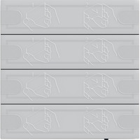 0 KNX Tastsensor Komfort vierfach für Gira One und KNX mit Raumthermostat anthrazit, Retail