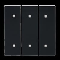 0 Wippe dreifach Elektroniktaster anthrazit, Retail