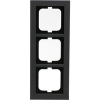 Busch-Jaeger Abdeckrahmen 3-fach, Abdeckung grau, Retail