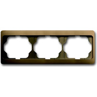 Busch-Jaeger Rahmen dreifach waagerecht alpha 1723 KA-21 bronze, Retail