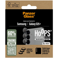 PanzerGlass Hoops Kameraschutz, Schutzfolie schwarz, Samsung Galaxy S25+