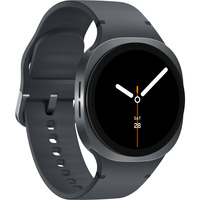 SAMSUNG Galaxy Watch8, Smartwatch dunkelgrau, 40 mm, Sport Band S/M