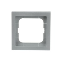 Busch-Jaeger Rahmen einfach zum Abdecken von Schaltern, Tastern und Steckdosen, future linear aluminium (gebürstet), Retail